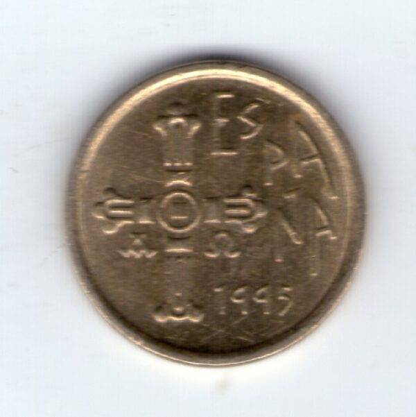 España 5 Pesetas 1995 Asturias KM946 MB+ - Image 2