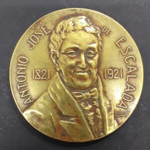 Medalla Antonio Jose de Escalada 1821-1921 Lubary