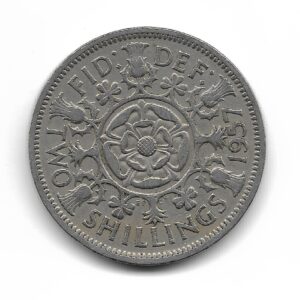 Gran Bretaña 2 Shillings 1957 KM906 MB