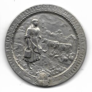 Medalla Cordoba Exposicion Productos de Granja año 1921