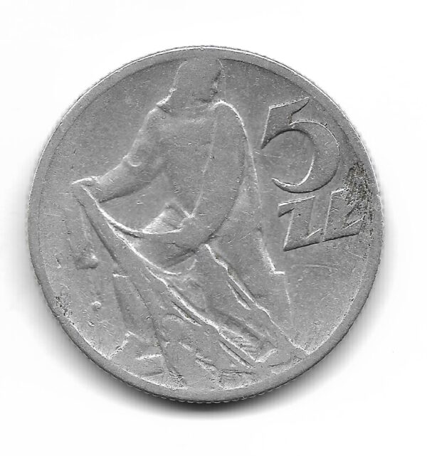 Polonia 5 Zlotych 1959 KM47 MB - Imagen 2