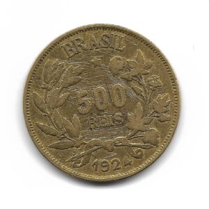 Brasil 500 Reis 1924 KM524 MB-