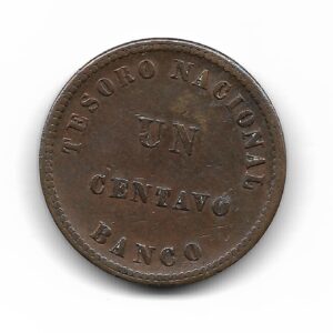 Confederacion Argentina 1 Centavo 1854 CJ3 EXC+