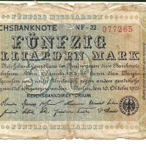 Alemania 50 Millardos de Marcos 1923 P120 B-