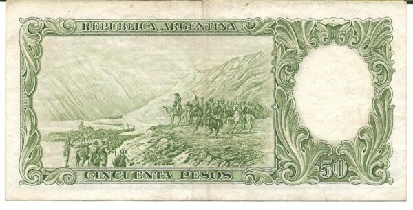 Argentina 50 Pesos Moneda Nacional serie B Fabregas-Pasman Bottero 2007a MB- - Imagen 2