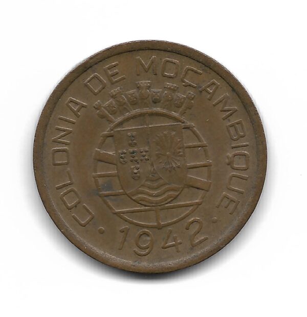 Mozambique Colonia Portuguesa 10 Centavos 1942 KM72 EXC