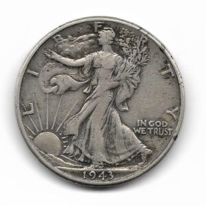 Estados Unidos 1/2 Dolar de Plata 1943 KM142 MB