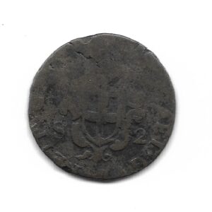 Italia Genova 2 Soldi 1725 KM167.2 B+