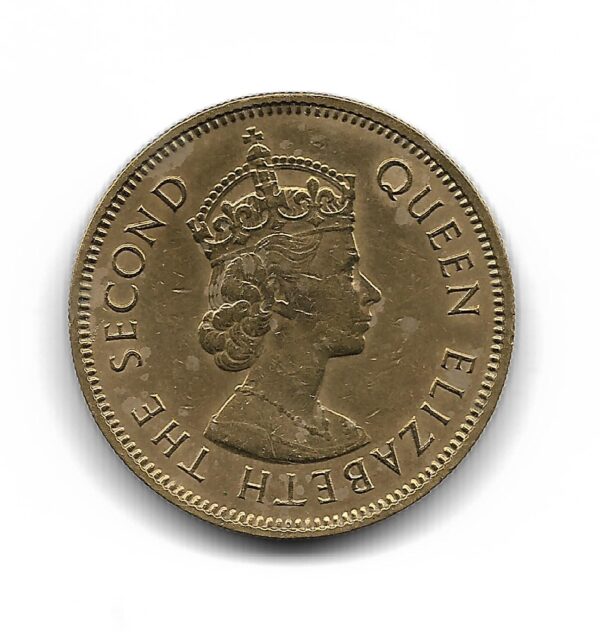 Hong Kong Colonia Britanica 10 Cents 1960 KM28.1 MB+ - Image 2