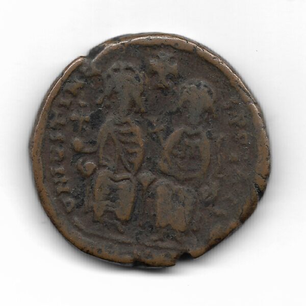 Roma Imperio Bizantino Follis de Justiniano II y Sofia 565-578 D.C MB+
