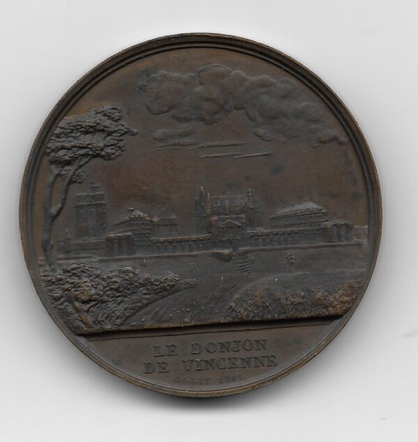 Francia Medalla Conmemorativa Toma de la Bastilla 1789-1844 por Rogat - Image 2