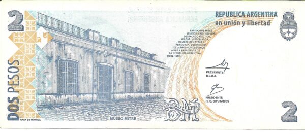 2 Pesos Bottero 3241 Col 761d Serie L Marco del Pont-Fellner SC - Image 2