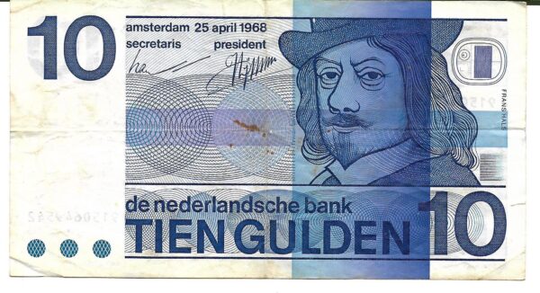 Holanda 10 Gulden 1968 P91b MB-