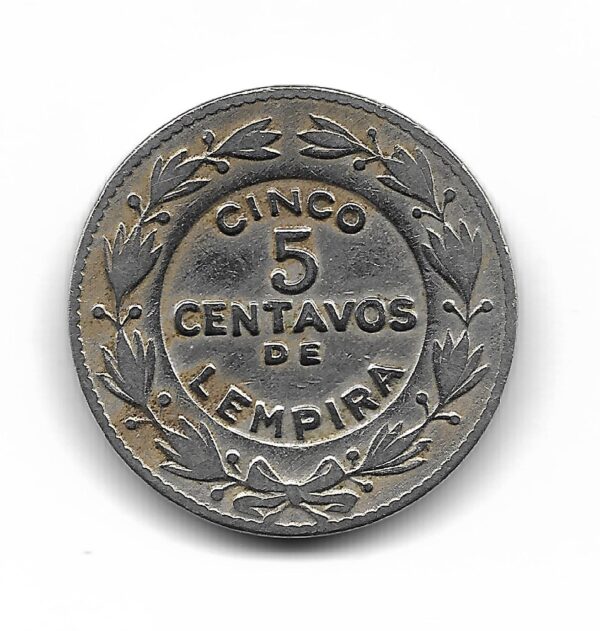Honduras 5 Centavos 1949 KM72.1 MB-