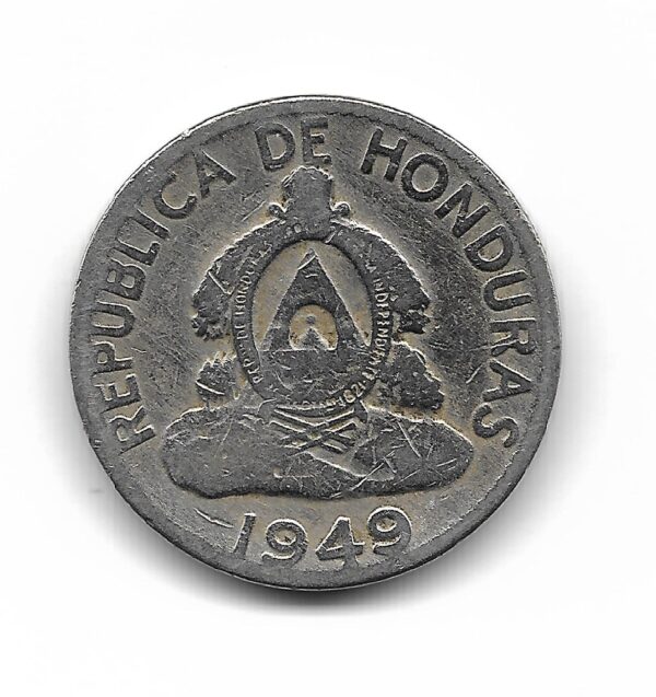 Honduras 5 Centavos 1949 KM72.1 MB- - Image 2