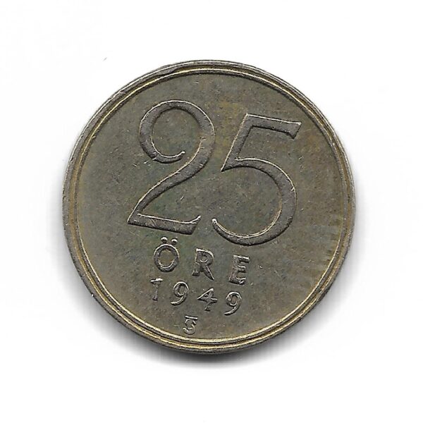 Suecia 25 Ore de Plata 1949 KM816 MB