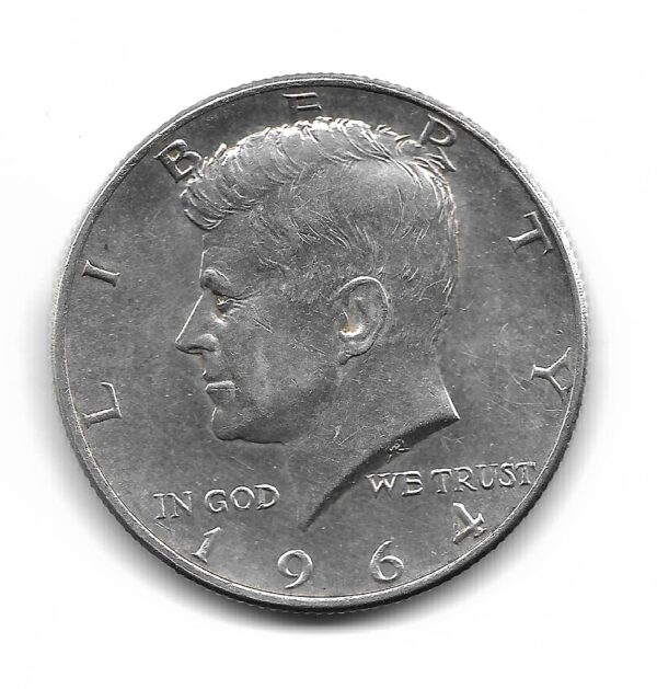 Estados Unidos 1/2 Dolar de Plata 1964 KM202 MB+