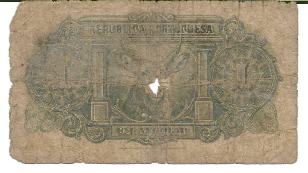 Angola Colonia Portuguesa 1 Angolar 28-3-1942 P68 R - Image 2
