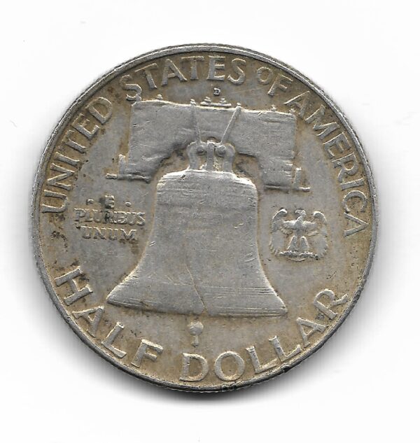 Estados Unidos 1/2 Dolar de Plata 1957D KM199 MB - Imagen 2