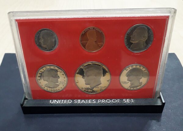 Estados Unidos Set Proof 1980S 6 Valores