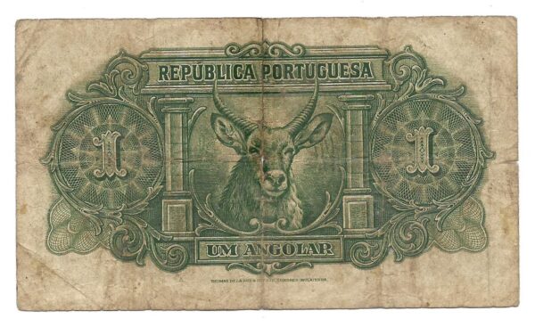 Angola Colonia Portuguesa 1 Angolar 28-3-1942 P68 MB- - Imagen 2