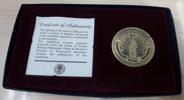 Medalla Centenario de la Estatua de la Libertad 1886-1986