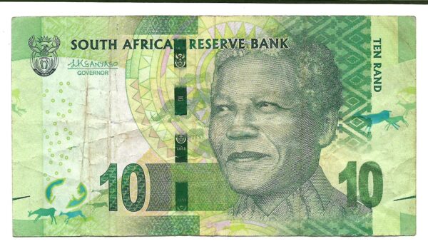 Sudafrica 10 Rand 2015 Nelson Mandela P138b MB-