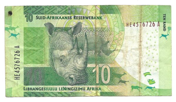 Sudafrica 10 Rand 2015 Nelson Mandela P138b MB- - Imagen 2