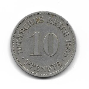 Alemania 10 Pfennig 1898A KM12 MB-