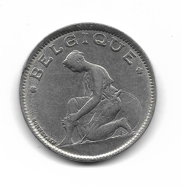 Belgica 1 Franco 1934 KM89 EXC- - Imagen 2