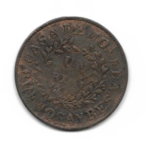 Buenos Aires 1 Real 1840 A1-R1 CJ16.1.1 EXC-