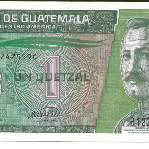 Guatemala 1 Quetzal 2008 Polimero P115a SC