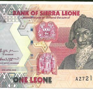 Sierra Leona 1 Leone 2022 P34 SC