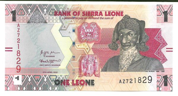 Sierra Leona 1 Leone 2022 P34 SC