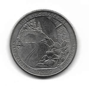 Estados Unidos 1/4 Dolar 2015D Blue Ridge Parkway