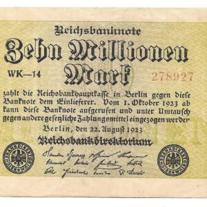 Alemania 10.000.000 de Marcos año 1923 P106a SC-
