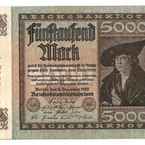Alemania 5.000 Marcos 1922 P81 SC-