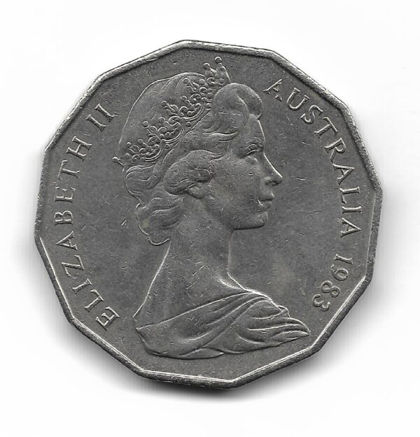 Australia 50 Cents 1983 KM68 EXC - Imagen 2