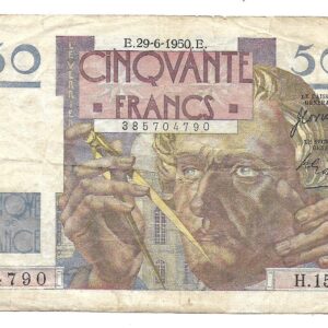 Francia 50 Francos 1950 P127c MB