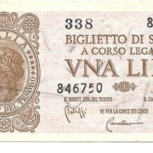 Italia 1 Lira 1944 P29b SC-