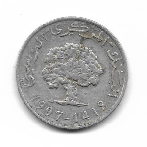 Tunez 5 Millim 1997 KM348 MB+