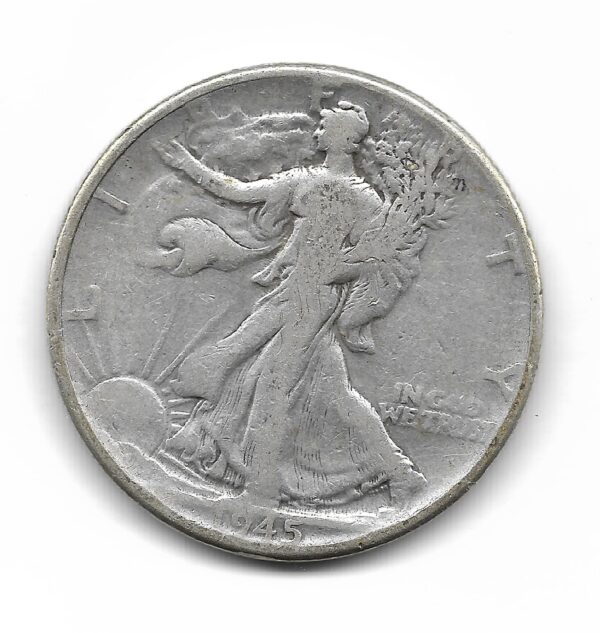 Estados Unidos 1/2 Dolar de Plata 1945 KM142 MB-