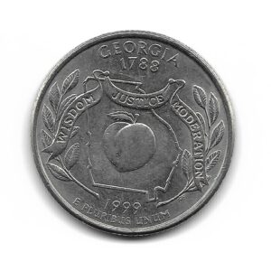 Estados Unidos 1/4 Dolar 1999D Georgia
