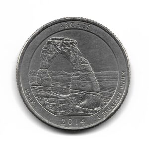Estados Unidos 1/4 Dolar 2014P Arches