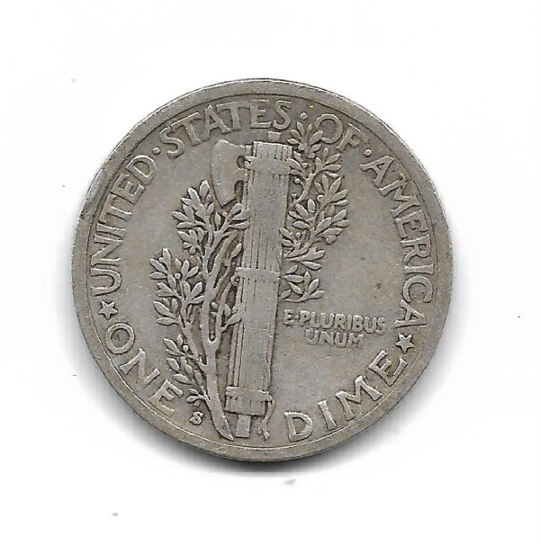 Estados Unidos Dime de Plata 1940s KM140 MB - Imagen 2