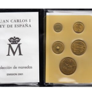 España Cartera Oficial FNMT Emision 2001 5 Valores SC