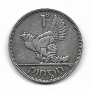 Irlanda 1 Penny 1963 KM11 MB+