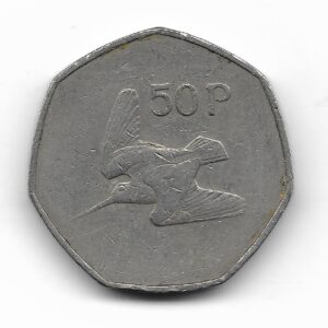 Irlanda 50 Pence 1977 Ave KM24 MB