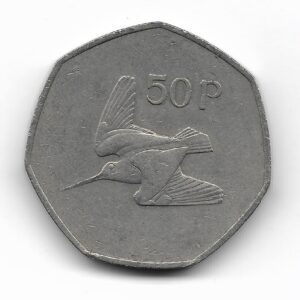 Irlanda 50 Pence 1981 Ave KM24 MB