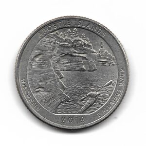 Estados Unidos 1/4 Dolar 2018D Apostle Island